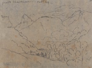 グランドシャルトリューズ、10月24日 作： John Robert Cozens